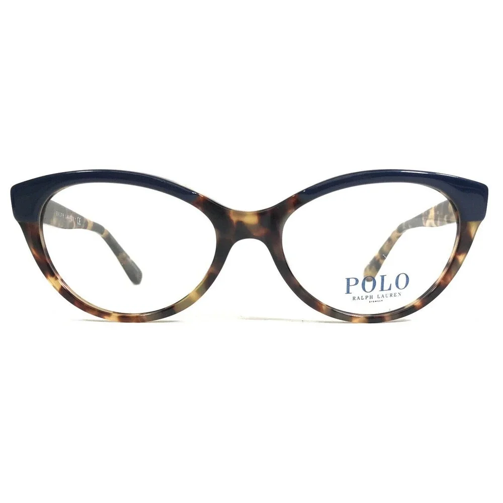 Polo Ralph Lauren Eyeglasses Frames PH 2204 5633 Blue Tortoise Cat Eye 51-17-140